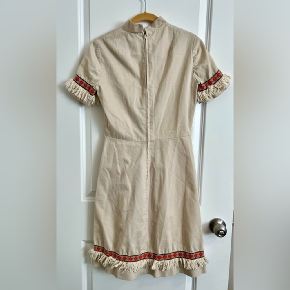 Minx Fringe Trim Folk Dress – Size Small